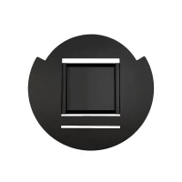 Black Mounting Plate for Cocoon Burner – Durable and stylish accessory for secure installation.