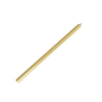 Cocoon Aeris Extension Rod - 50 cm - Polished Brass, a high-quality accessory for adjusting fireplace height.