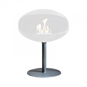 Cocoon Pedestal Base - Matte Black, a stylish and sturdy accessory for your Cocoon bioethanol fireplace.
