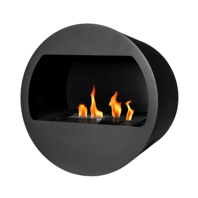 Aduro B2 Wall-Mounted Bioethanol Fireplace | Buy Now Aduro B2 Wall-Mounted Bioethanol Fireplace in black, featuring a sleek, modern design with clean-burning bioethanol technology.