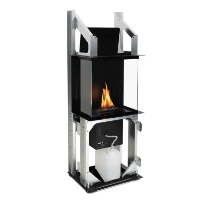Planika Rock Core Bioethanol Fireplace – Buy Now Planika Rock Core floor-standing bioethanol fireplace with automatic control, 5-litre capacity, and modern design.