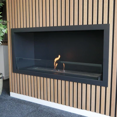 Exterior Frame for Foco 1200 by FOCO Fires – high-quality black frame for a seamless bioethanol fireplace finish.
