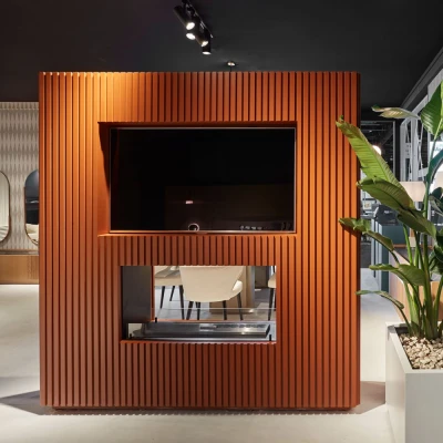 Foco Two 1000 | Built-in See-Through Bioethanol Fireplace Foco Two 1000 by FOCO Fires – a built-in see-through bioethanol fireplace with a sleek black finish, 100 cm length, and 4L capac