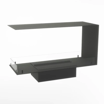 Foco Myst Room Divider 1000 by FOCO Fires – A sleek, 3-sided built-in vapour fireplace with remote control, designed for modern 