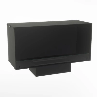 Foco Myst One 1000 by FOCO Fires - A sleek, built-in one-sided vapour fireplace with realistic flame effect and remote control.