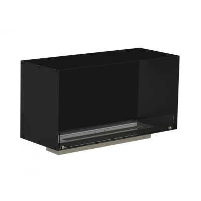 Foco One 1000 Bioethanol Fireplace - Buy Now Foco One 1000 bioethanol fireplace by FOCO Fires, a sleek built-in one-sided fireplace with remote control and black finish.