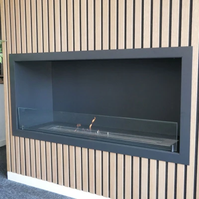 Exterior Frame for Foco 800 by FOCO Fires – a sleek and durable frame designed for a refined bioethanol fireplace installation.