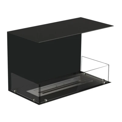 Foco Three 800 by FOCO Fires - A 3-sided built-in bioethanol fireplace with remote control, offering a modern and elegant flame 