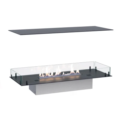 Foco Four 1000 - Built-in Bioethanol Fireplace | Buy Now Foco Four 1000 bioethanol fireplace by FOCO Fires, a stylish four-sided built-in model with remote, automatic, and manual contro