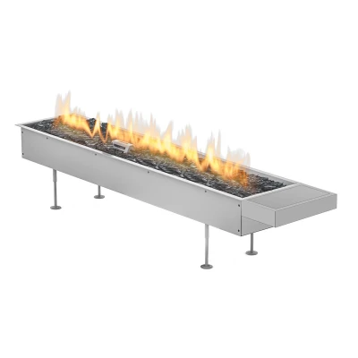 Planika Galio Insert Outdoor Gas Burner – Buy Now Planika Galio Insert outdoor gas burner in stainless steel with manual control, designed for custom outdoor fireplace installati