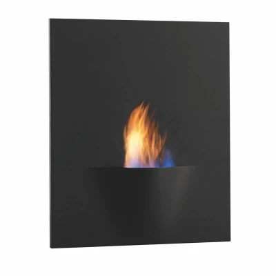Safretti Gaya Bioethanol Fireplace – Buy Now Safretti Gaya bioethanol fireplace – stylish wall-mounted black fireplace with manual control and 2-litre capacity.