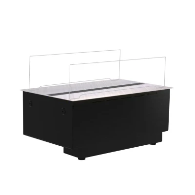 Mistero 500 Water Vapour Fireplace – Magic Fire by Safretti Mistero 500 Water Vapour Fireplace by Magic Fire – A two-sided Opti-Myst built-in fireplace with sleek black design and remote c