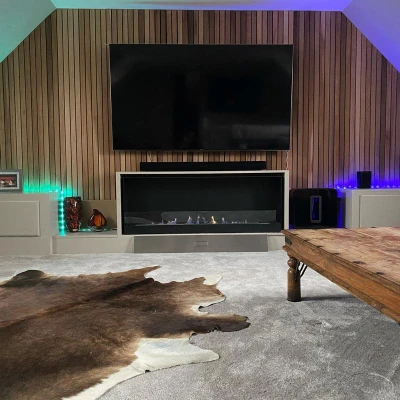 ScandiFlames 140 cm Black Built-in Bioethanol Fireplace - Buy Now ScandiFlames 140 cm Black Built-in Bioethanol Fireplace, a sleek and modern built-in heating solution.