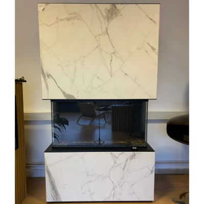 Planika Stone Daze - DEMO freestanding bioethanol fireplace with automatic control and 5kW heat output.