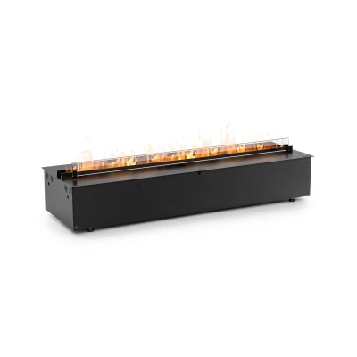 Cool Flame 1000 Insert – Remote-Controlled Vapour Fireplace Cool Flame 1000 Insert – a sleek, black automatic vapour fireplace with a remote control and a 12-hour burn time.