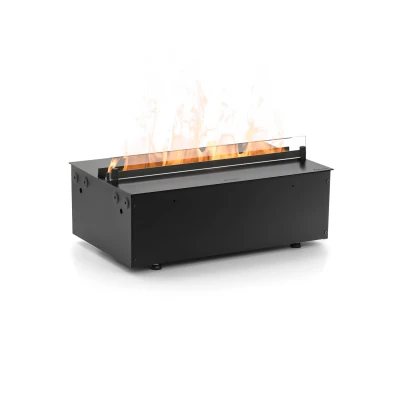 Cool Flame 500 Insert – Opti-myst Vapour Fireplace Cool Flame 500 Insert by Opti-myst – a modern black vapour fireplace with remote control, offering a realistic flame effect and