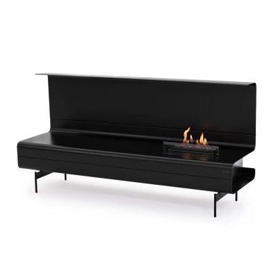 Planika Piano Bioethanol Fireplace – Buy Now Planika Piano automatic free-standing bioethanol fireplace in black, featuring a sleek design and clean-burning technology.