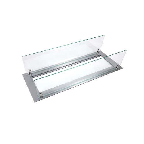 ScandiFlames Built-in Profile - 60 cm - premium steel fireplace frame for seamless installation.