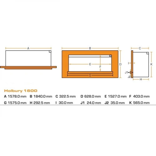 Holbury 1600 Grey Marble Electric Fireplace – Buy Now Holbury 1600 Grey Marble Electric Fireplace by British Fires, featuring a sleek grey marble finish and remote control operation.