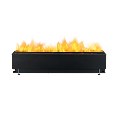 Dimplex Optimyst Cassette 1000 Projects – a black automatic vapour fireplace with remote control, ideal for custom installations