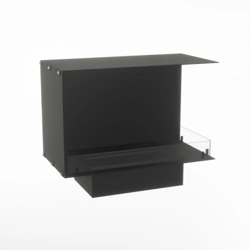 Foco Myst Corner Right 800 by FOCO Fires – A luxury built-in Opti-myst vapour fireplace with remote control and realistic flame 