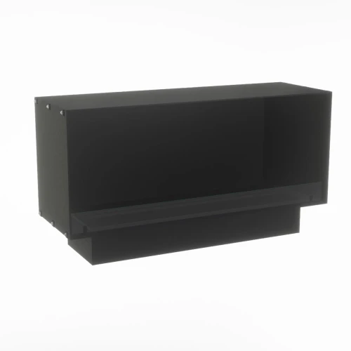 Foco Myst One 1200 by FOCO Fires - a built-in one-sided vapour fireplace with realistic flame effect and remote control.