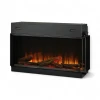 Dimplex Ignite Ultra 40 electric fireplace in black with multi-sided installation options and advanced controls.