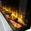 Dimplex Ignite Ultra 40 electric fireplace in black with multi-sided installation options and advanced controls.