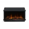 Dimplex Ignite Ultra 40 electric fireplace in black with multi-sided installation options and advanced controls.