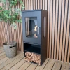 Cheyenne Bioethanol Stove Fireplace by ScandiFlames, a modern and compact heating solution with a 1-litre capacity and 4.5-hour