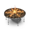 Galio Star Insert Automatic outdoor gas burner in stainless steel with remote and app control.
