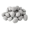 ScandiFlames Ceramics Pebbles Grey - 24 Pieces for Bioethanol Fireplaces