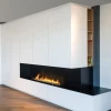 Forma 2300 Right Corner bioethanol fireplace – luxury built-in corner unit with app & remote control.