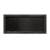 Icon Fires Slimline Firebox SFB1350 - Black, a stylish built-in bioethanol fireplace with a 135 cm length and 7.7 kW heat output