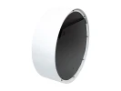 ScandiFlames Delaware White Round Wall Mounted Biofireplace – modern, eco-friendly heating solution with a sleek design.