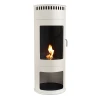 Washington White Bioethanol Wood-burning Stove by ScandiFlames – Elegant and eco-friendly heating solution.