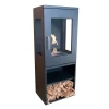 Cheyenne Bioethanol Stove Fireplace by ScandiFlames, a modern and compact heating solution with a 1-litre capacity and 4.5-hour