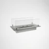 Built-in Profile - 45 cm by ScandiFlames, high-quality steel accessory for bioethanol fireplaces.
