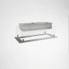 Built-in Profile - 45 cm by ScandiFlames, high-quality steel accessory for bioethanol fireplaces.