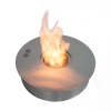 ScandiFlames Large Round Outdoor Bioethanol Burner, a high-quality steel manual bioethanol burner with 9L capacity and 10-hour b
