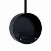 ScandiFlames Ottawa Black - 50 cm ceiling-mounted bioethanol fireplace in black finish.