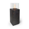 Planika Porto Daze / Laurent bioethanol fireplace, a stylish floor-standing model with automatic control and 14-hour burn time.