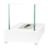 Lambeth White Tabletop Bio Fireplace by ScandiFlames – A compact and stylish bioethanol fireplace with a sleek white finish.