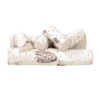 ScandiFlames Birch Wood Decoration - 6 pcs, realistic birch log decor for bioethanol fireplaces.