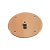 Ceiling Mount for Cocoon Aeris in Polished Copper, a durable and stylish accessory for secure fireplace installation.