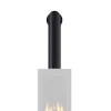False Chimney accessory for electric fireplaces in a sleek black finish, designed to create a stylish and realistic chimney effe