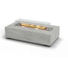 Cabo Table - Kreta bioethanol fire table in black and white, featuring automatic control and a modern design.