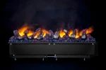 Dimplex Optimyst Cassette 1000 Retail – A modern vapour fireplace with a realistic flame effect, remote control, and sleek black