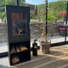 Cheyenne Bioethanol Stove Fireplace by ScandiFlames, a modern and compact heating solution with a 1-litre capacity and 4.5-hour