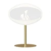 Polished Brass Cocoon Pedestal Base by Cocoon Fires, a stylish and sturdy accessory for bioethanol fireplaces.